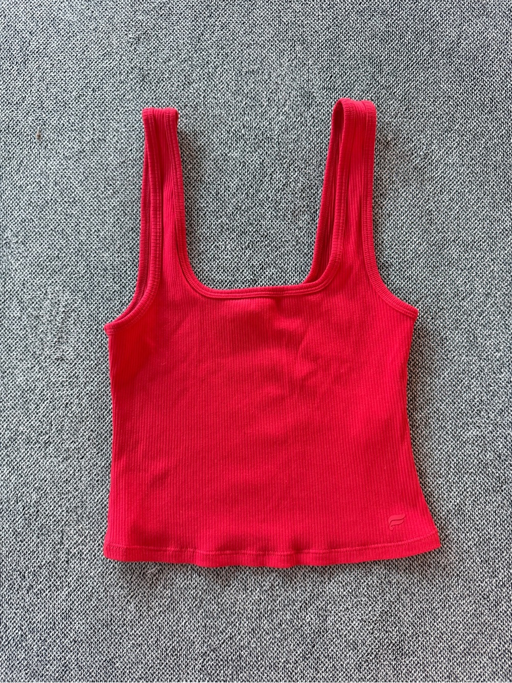 Ribbed Scoop Tank Trio - Red, Gray, Blue - Picture 10 of 13